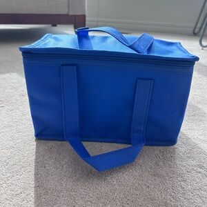 Blue Insulated Lunch Bag